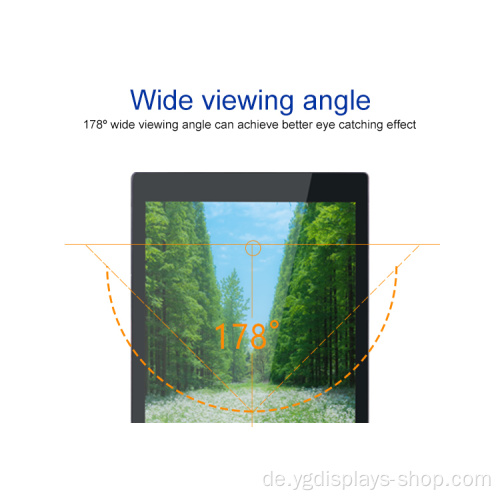 1080P HD 43 Zoll LCD Digital Signage stehende Werbung